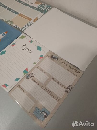 Новые. Набор 7 магнитных планеров