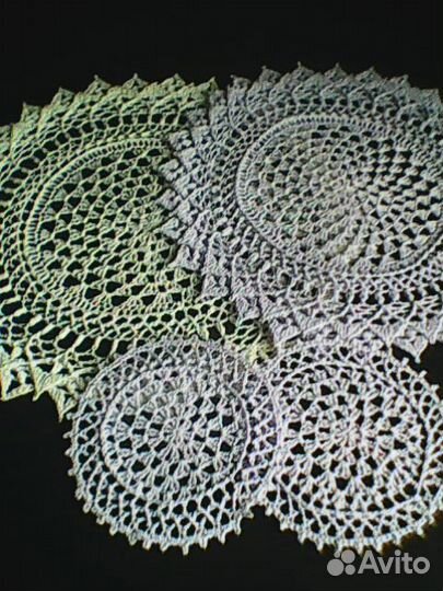 Салфетка интерьерная крючком