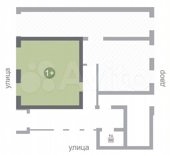 1-к. квартира, 46,7 м², 1/7 эт.