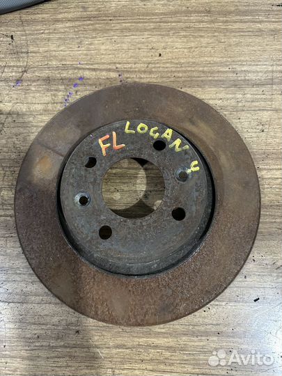 Диск тормозной renault logan