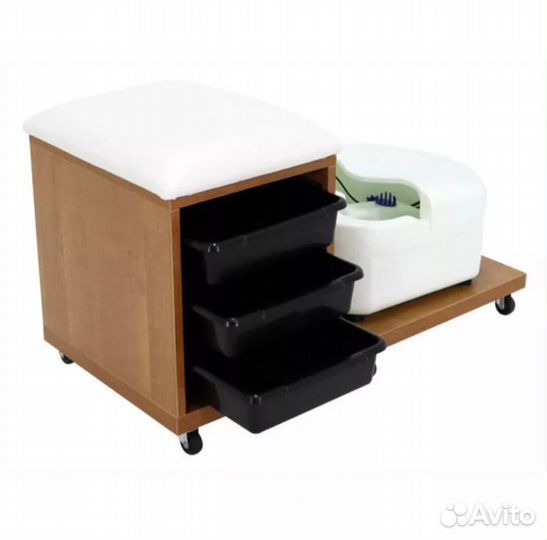 Тумба на колесах для педикюра