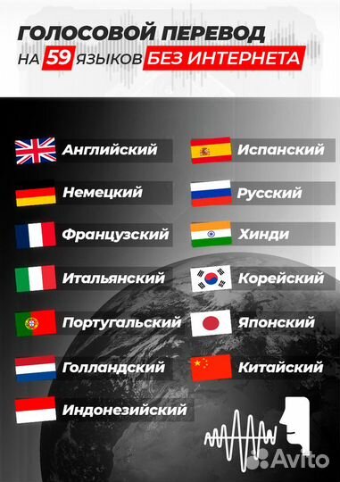 Электронный голосовой переводчик Compass Pro