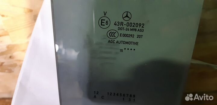 Стекло двери задней правой Mercedes-Benz GLC (X253