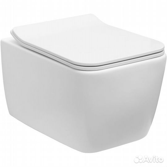 Унитаз подвесной Allen Brau Liberty с сиденьем микролифт 4.33007.21+4.33008.21