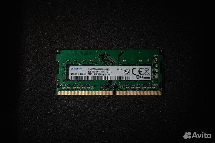 Sodimm ddr4 8gb samsung 2400