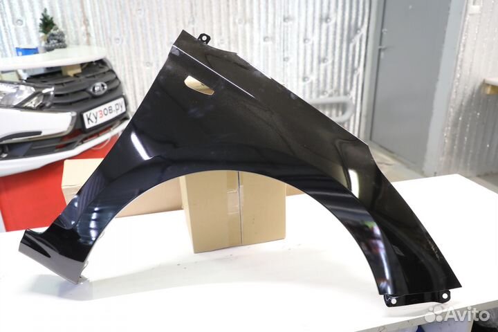 Крыло правое Хендай Солярис 2 2017-2020 черный MZH
