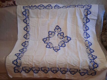 Вышивки скатерть ручной работы начало 20 века