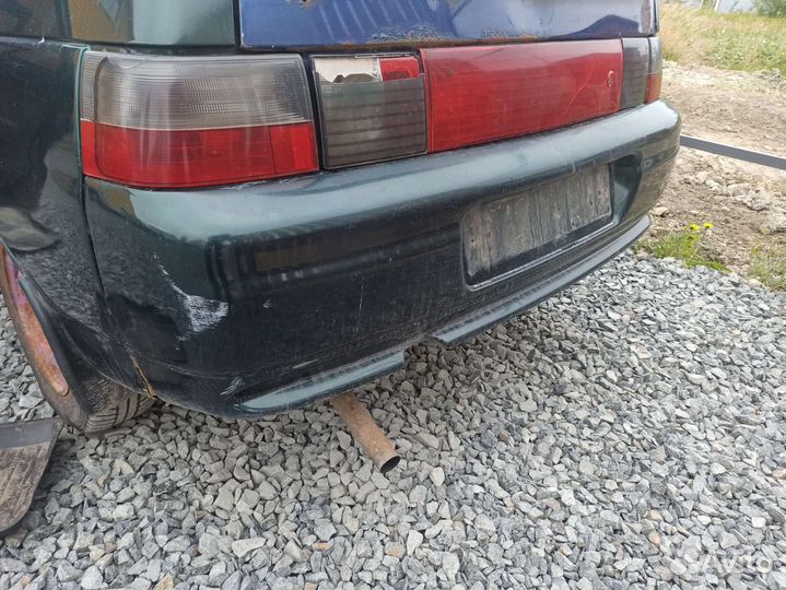 Задний бампер ваз 2112