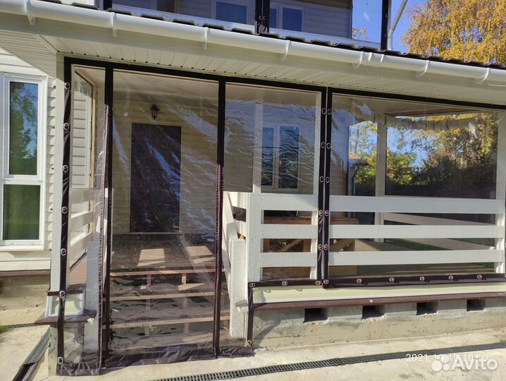 Мягкие окна для кафе летней веранды беседки