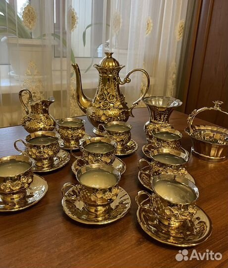 Сервиз чайный и кофейный фаянс