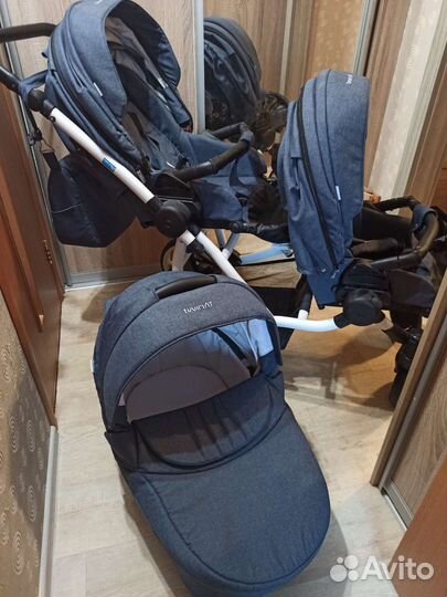 Коляска для двойни 2 в 1