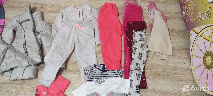 Детские вещи пакетом для девочек 116 122