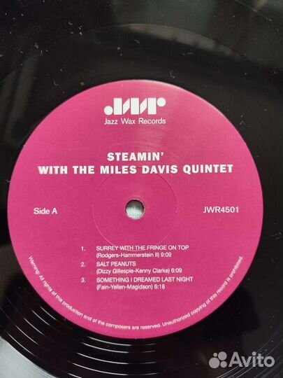 Steamin' With The Miles Davis Quintet
