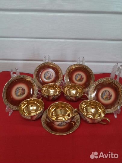 Комплект из пяти кофейных пар