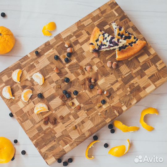 Доска разделочная торцевая, средняя