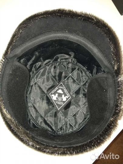 Меховая мужская кепка из нерки