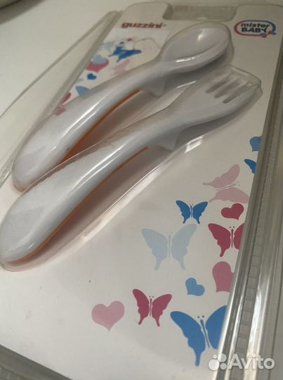 Детские ложка и вилка