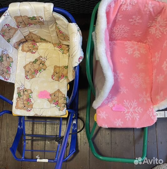 Снегокаты, коляски-санки, санки