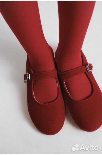 Бархатные балетки с кристалами Lime (37)