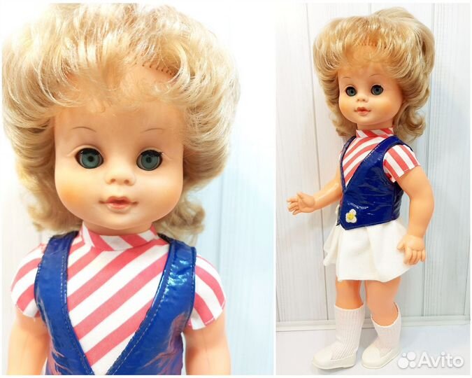 Кукла гдр Раунштайн в коробке 45 см