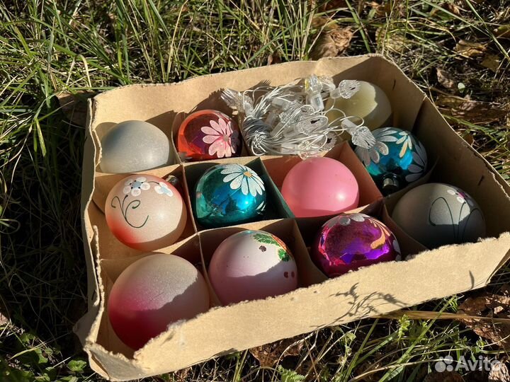 Набор елочных игрушек СССР