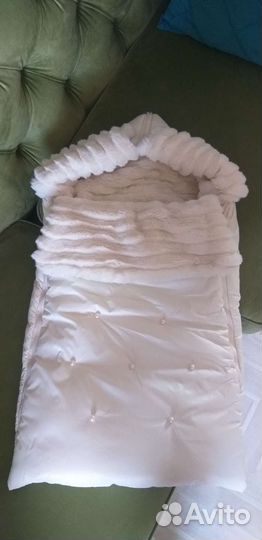 Конверт на выписку зимний, конверт в коляску