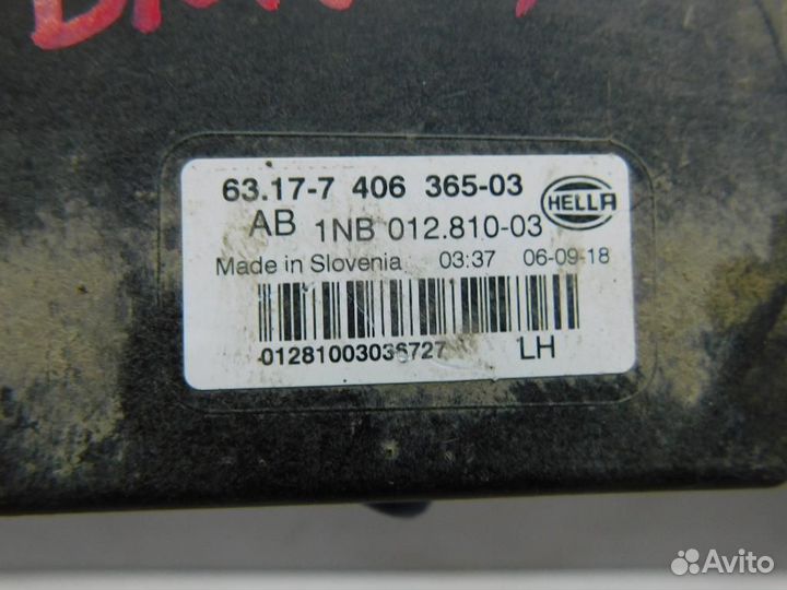 Фара противотуманная левая BMW X5