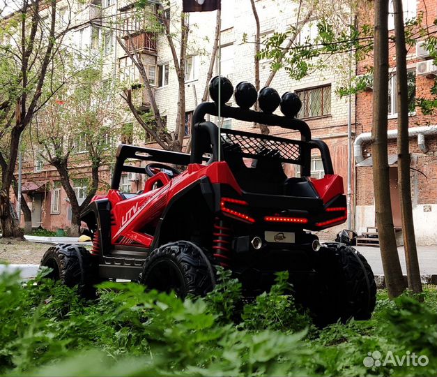 Детский электромобиль двухместный 12V багги