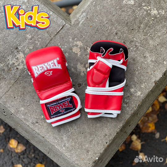 Детские ударно-захватные перчатки мма Reyvel