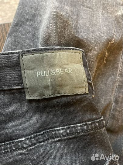 Джинсы pull and bear черные