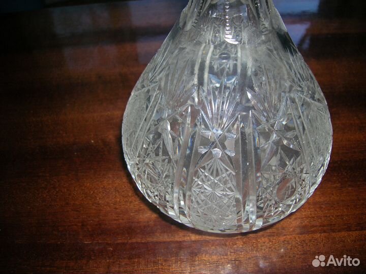 Винтажный штоф хрустальный пр-во СССР 1960-х г