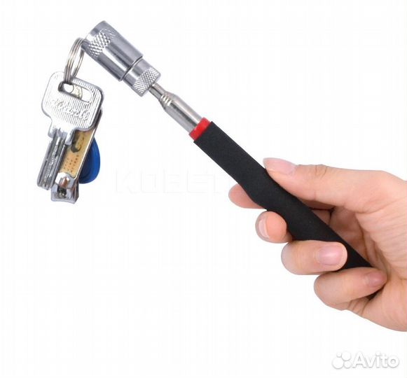 Усиленный телескопический магнит с фонариком