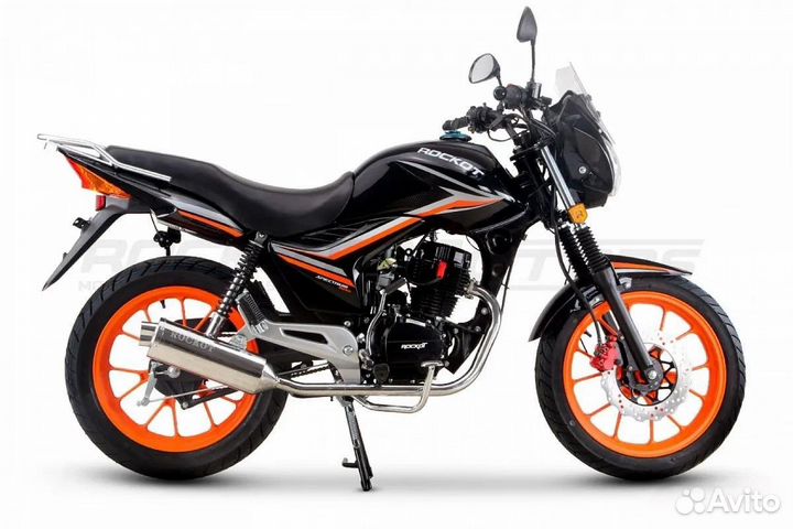 Мотоцикл дорожный rockot spectrum 150 черн/глянц