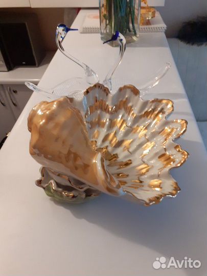 Ракушка конфетница винтаж
