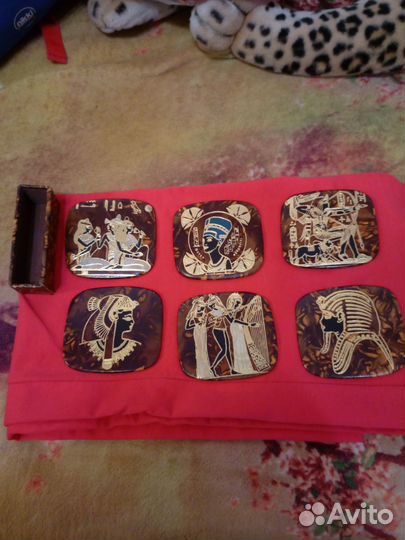 6 подставок под горячее