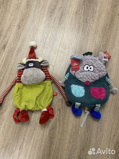 Рюкзаки-игрушки животные (новые)