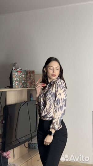 Рубашка женская принт 42