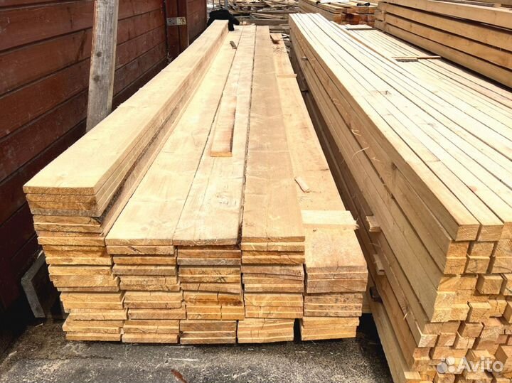 Доска обрезная 50х200х6000мм от производителя