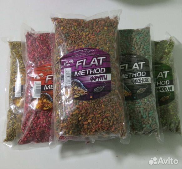 Прикормка для Flat-Method(500 гр) 5 упаковок