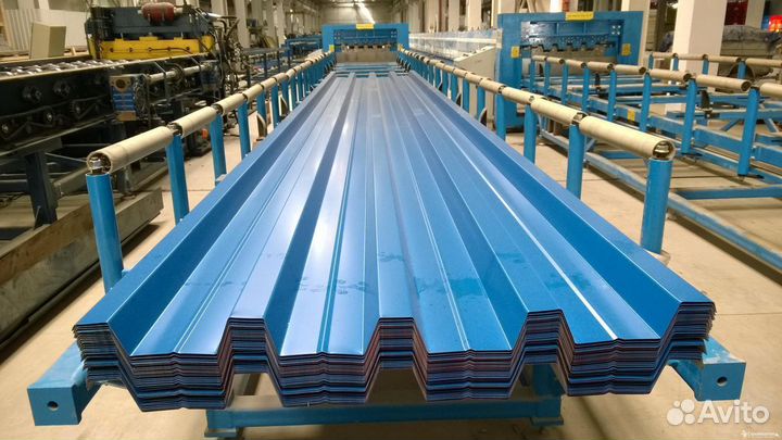 Профнастил Н75 цинк и RAL