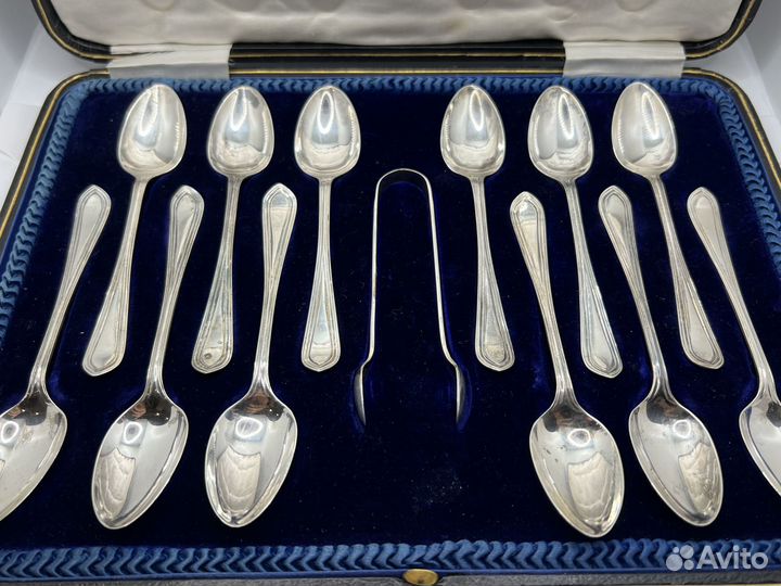 Ложки серебро. Кофейный набор в коробке