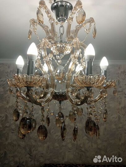 Люстра потолочная подвесная бу