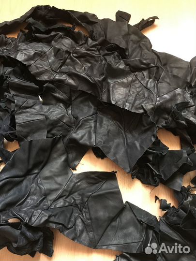 Обрезки натуральной кожи