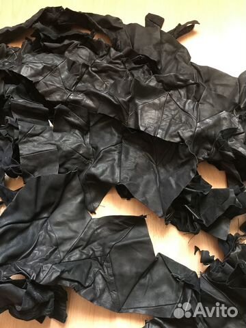 Обрезки натуральной кожи