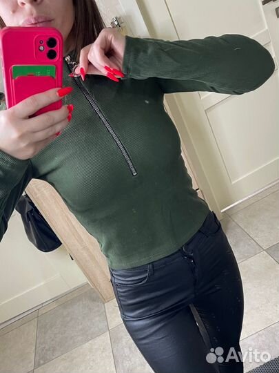 Водолазка в рубчик