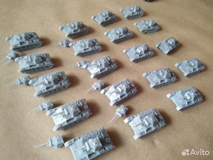 Модели танков Т-60,70,37,38 м:1/100, 1/144, 1/200