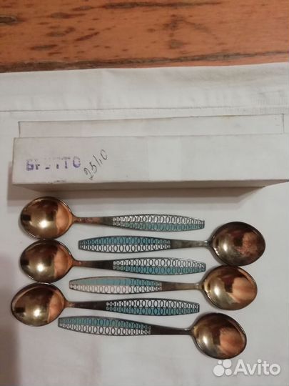 Мельхиоровые чай. ложки, вилки, ножи (СССР)