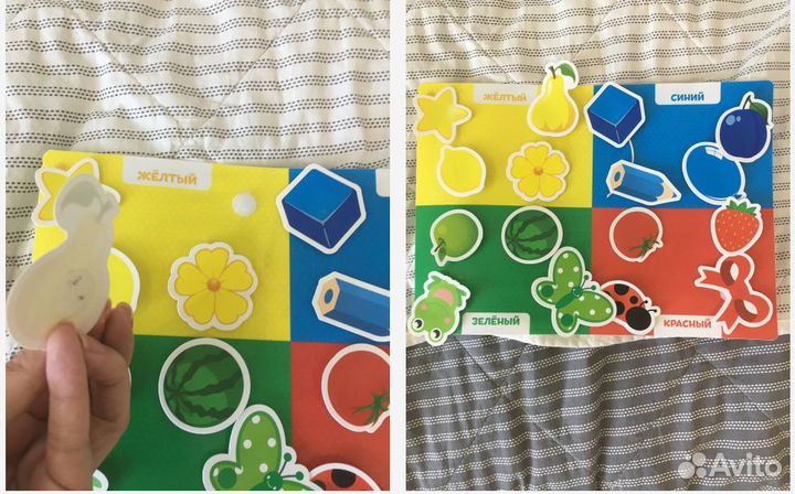 Деревянные развивающие игрушки, пазлы