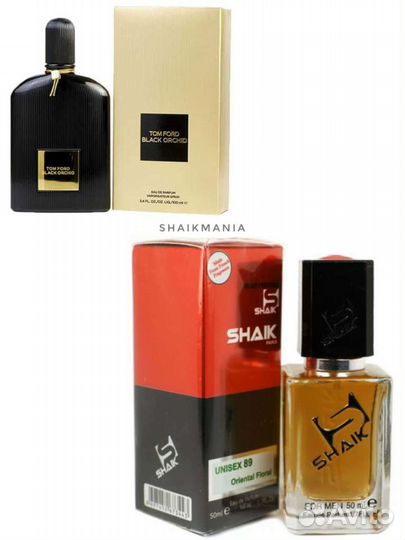 Духи Tom Ford Black Orchid shaik MW 89 unisex