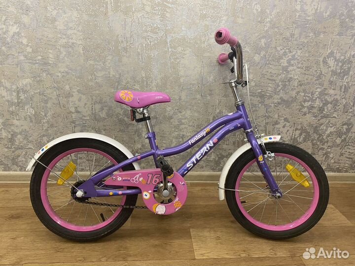 Детский велосипед для девочки stern fantasy 16